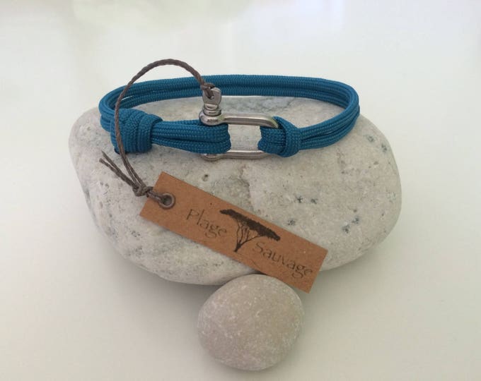 Bracelet Surfeur Réglable En Cordon Noir - Fait Main Au Maroc - Imperméable - Style Bohème Plage