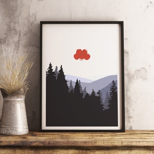 SCHWARZWALD Poster Bollenhut Bild Fine Art Print