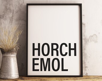 Listen up! Baden dialect Black Forest gift Bollenhut