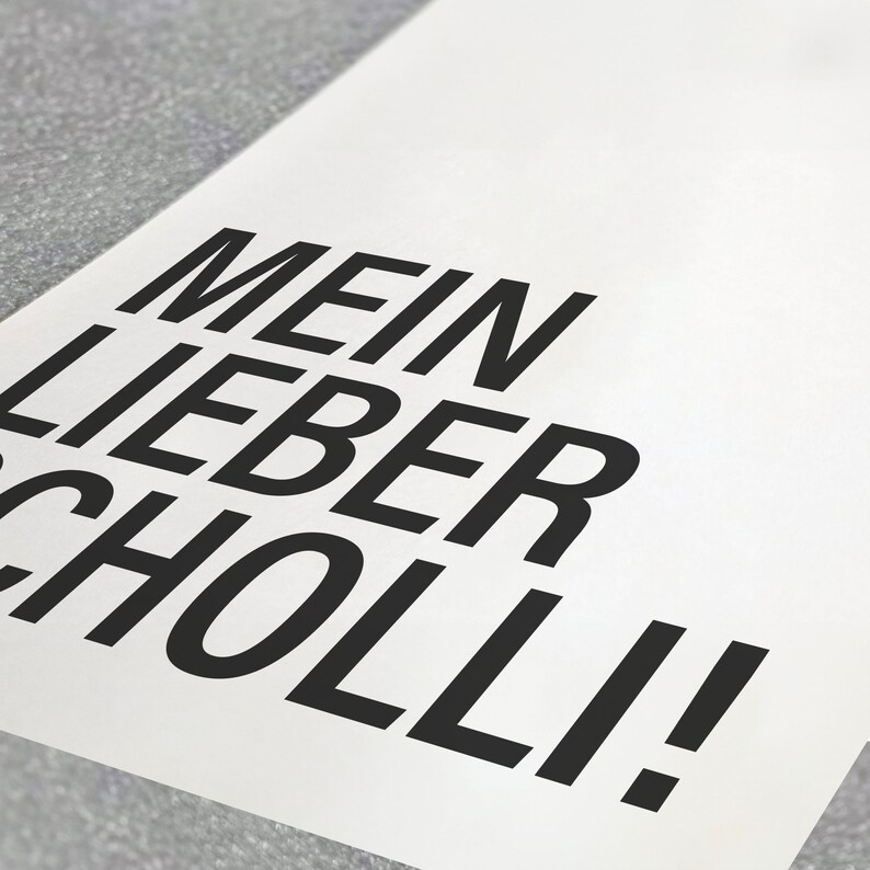 MEIN LIEBER SCHOLLI Schwarzwald Bild Poster Badisch Spruch Etsy.de