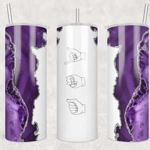 Sign Language Teacher Gift, Custom Sign Language Gift, Sign Language Tumbler, ASL 20oz Tumbler