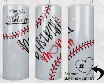 20oz Sublimatie Basbeball Mom Tumbler Png, Baseball Sublimation Tumbler png, Baseball Mom sublimation png, 20oz baseball tumbler png