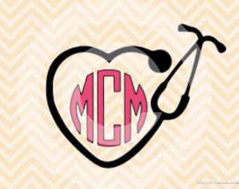 Heart Stethoscope svg file, Nurse heart svg, Doctor heart svg, Nursing school svg, Stethoscope Cut file, Stethoscope Heart SVg, Cricut SVG