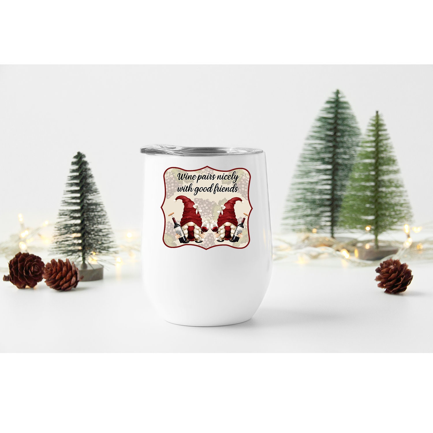 Wassmin Personalized Gnome Christmas Tumbler Cup With Lid 20oz 30oz  Stainless Steel Double Wall Vacu…See more Wassmin Personalized Gnome  Christmas