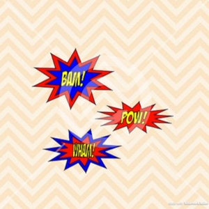 Pop Art Svg, fumetti di supereroi, bolle di discorso del fumetto, BAM in formato svg, POW in formato svg, WHAM svg, svg Superheros Pop Art, Pop Art testo della bolla in formato svg