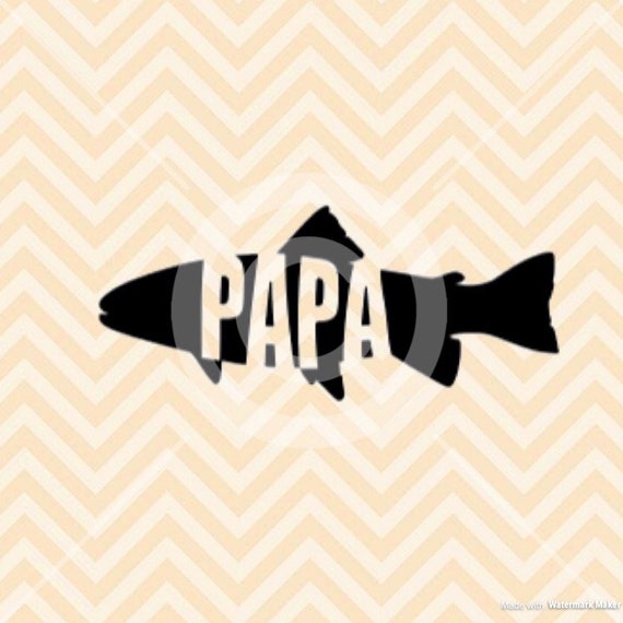 Download Grandpa Fish Svg Papa Fish Svg Fishing Svg Grandpa Fishing Etsy