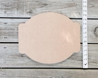 Unfinished Wood Wall Plaque: DIY Craft Blank (11.5" x 14")