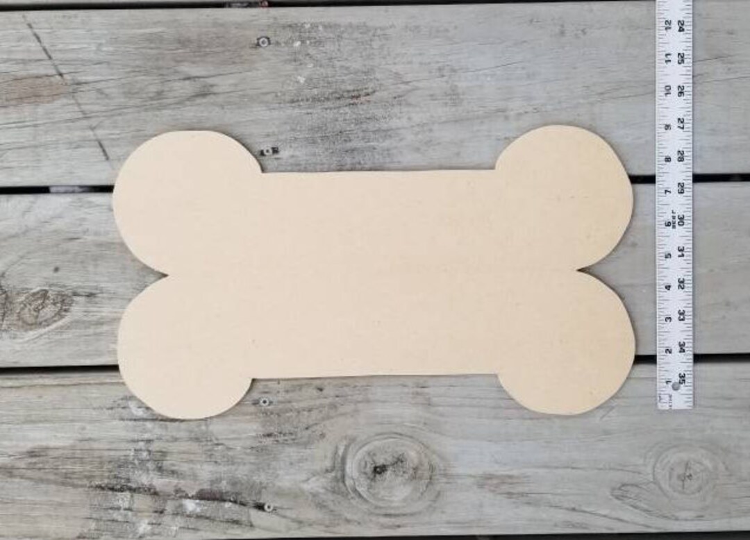 Dog Bone Door Hanger Pet Door Hanger Wood Bone Cut Out Etsy
