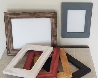 Solid Wood Picture Frame: Custom Sizes, Gallery Wall Decor