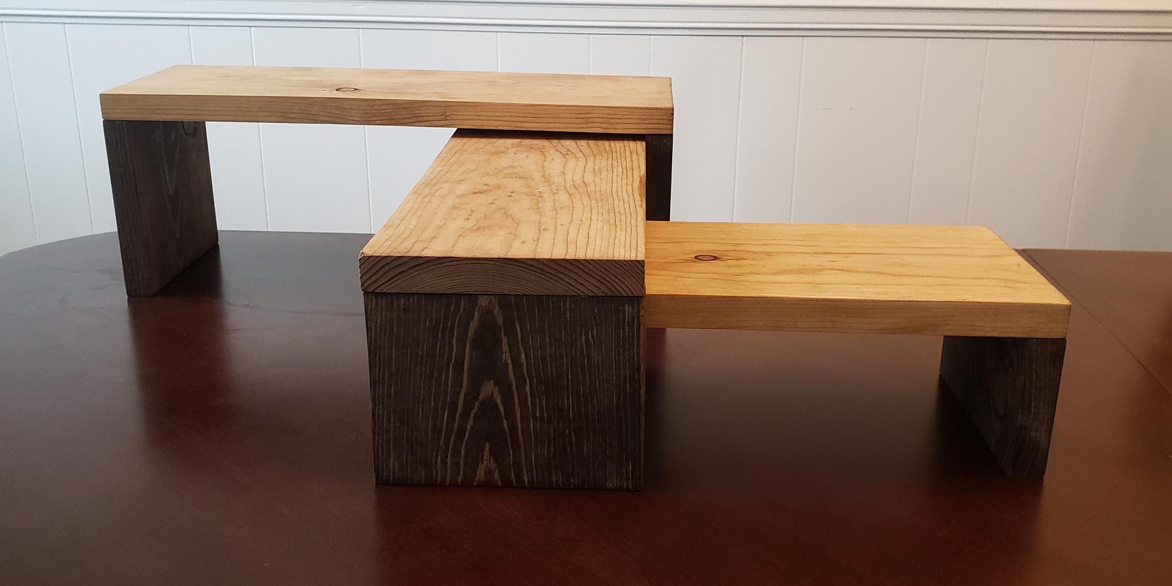 Wood Nesting Display Risers: Plant Stand, Spice Rack Organizer Many ...
