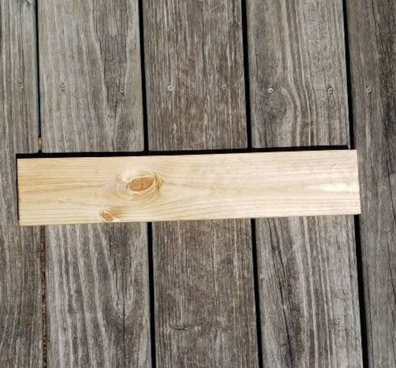 Unfinished Wood Diy Project Unfinished Wood Sign Stained Etsy