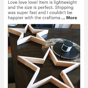 Wooden stars all sizes and lots of colors available farmhouse decor zdjęcie 11