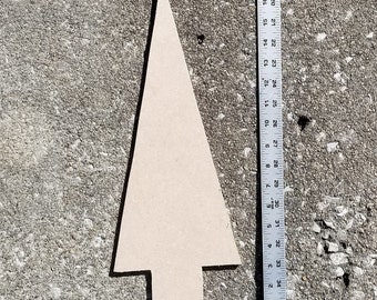 Unfinished Wood Christmas Tree: 17" DIY Holiday Door Hanger