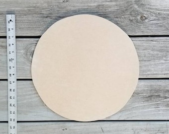14" Unfinished Wood Circle: DIY Door Hanger Blank