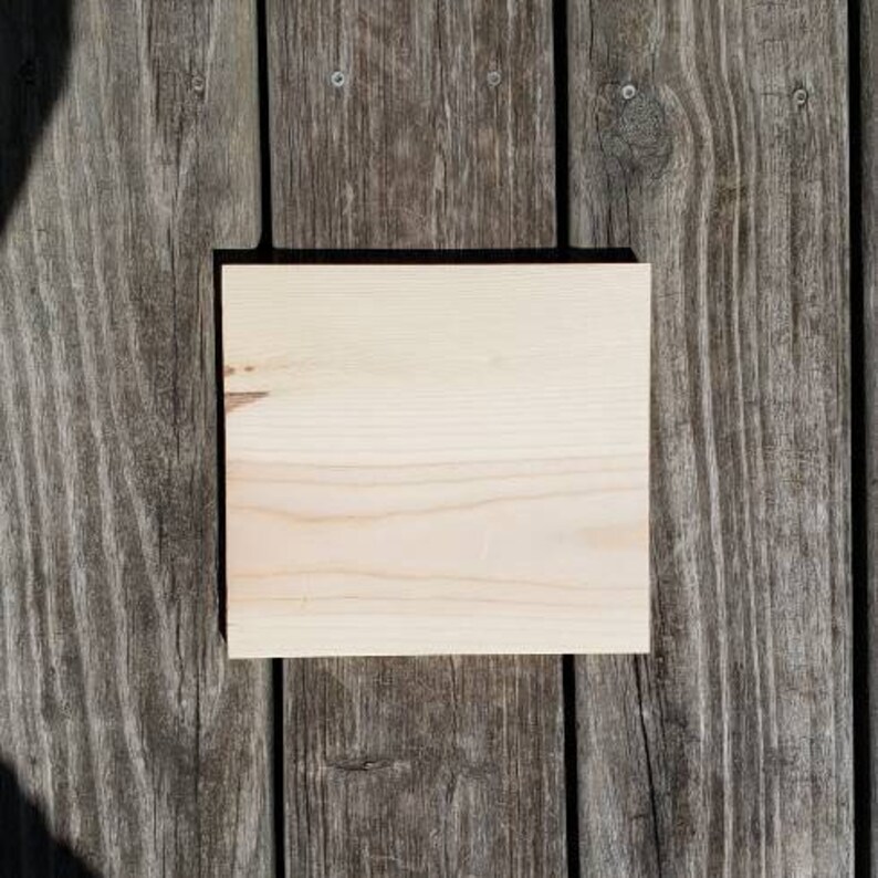 Unfinished Wood Diy Project Unfinished Wood Sign Stained Etsy