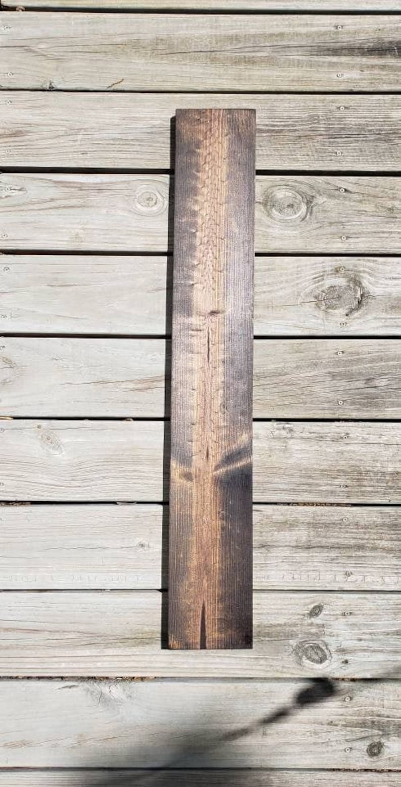 Unfinished Wood Diy Project Unfinished Wood Sign Stained Etsy