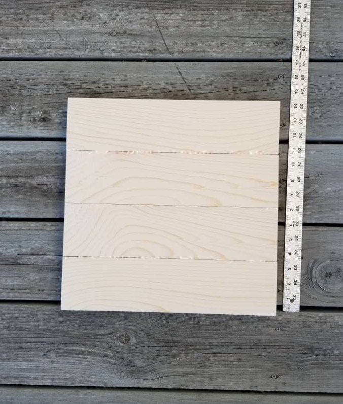 Unfinished Wood Pallet Sign: DIY Craft Blank (14" x 12")