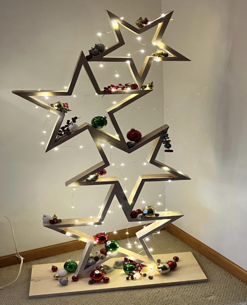 Wooden stars all sizes and lots of colors available farmhouse decor zdjęcie 12