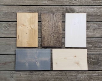 Unfinished wood diy project, unfinished wood sign, Stained plaque, Art boards, 12"x 7.5" panels, Art boards, New wood boards, stained signs