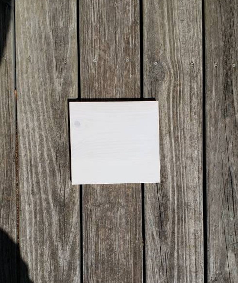 Unfinished Wood Diy Project Unfinished Wood Sign Stained Etsy