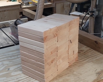 Pine Wood Blanks: 1.5" Thick DIY Project Boards
