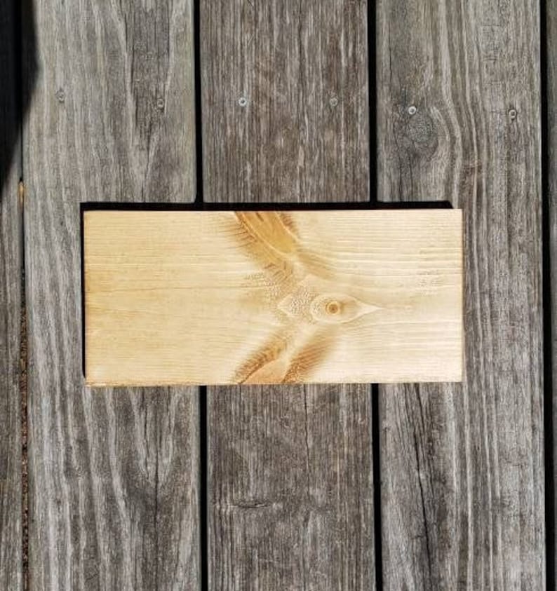 Unfinished Wood Diy Project Unfinished Wood Sign Stained Etsy