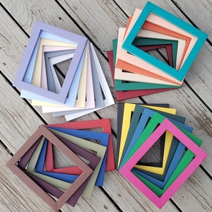 Wood Picture Frames Custom Sizes Many Color Options Great for Gifts ...