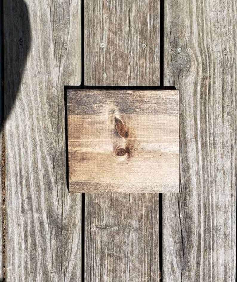 Unfinished Wood Diy Project Unfinished Wood Sign Stained Etsy