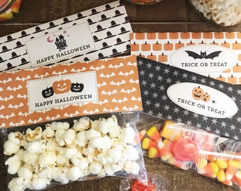 sale 1 00 diy halloween gift tags labels teacher gifts etsy