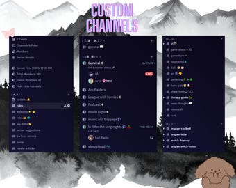 Kawaii Printing Discord Gaming Server Template