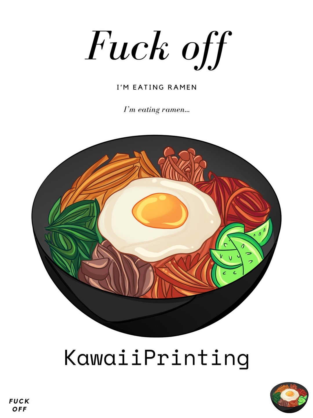 Kawaii Printing Digital Posters - Etsy