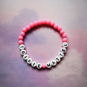 TRIXIE MATTEL - Personalised RuPaul&#39;s Drag Race Inspired Fan Bracelet