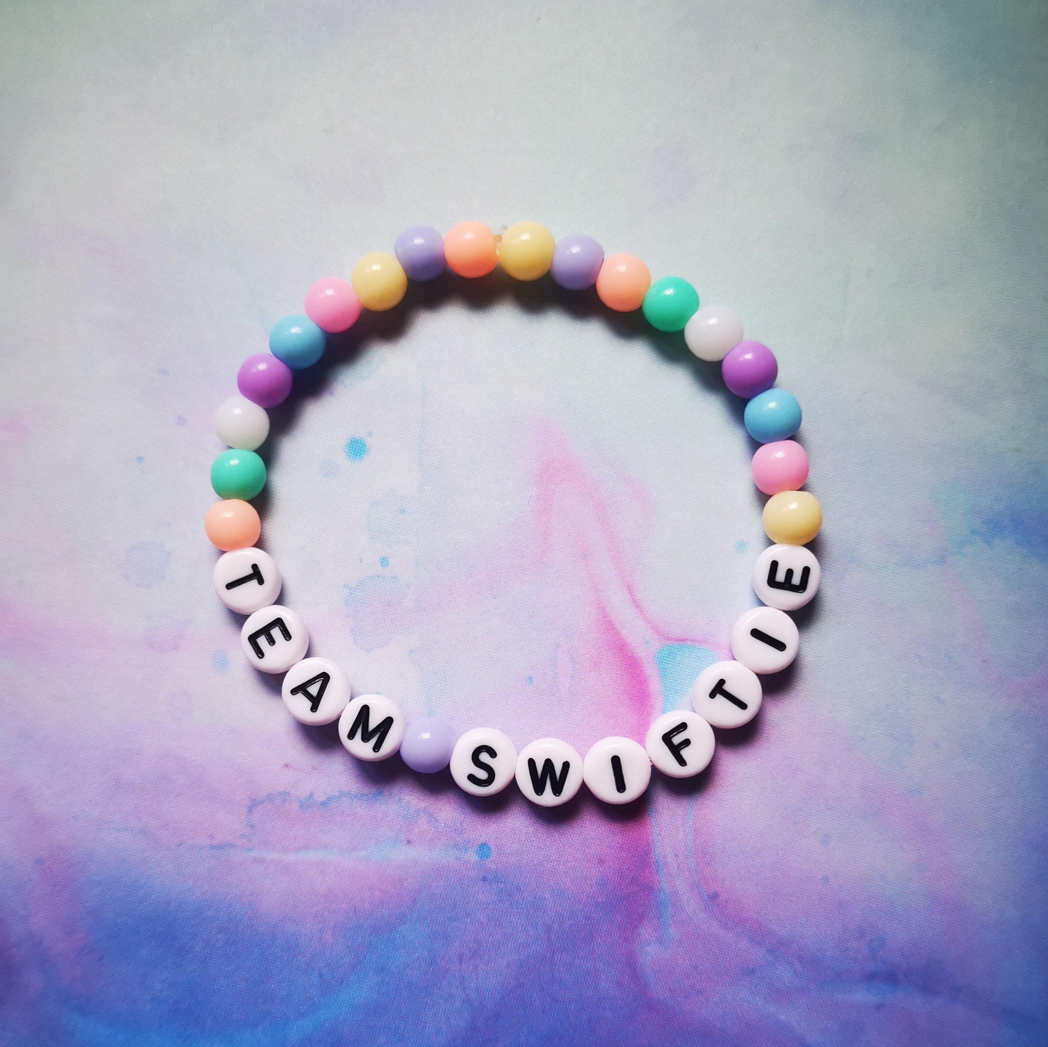 TEAM SWIFTIE Taylor Swift Inspired Fan Bracelet Etsy UK