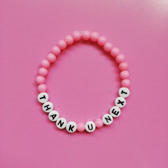 Thank U Next Personalised Ariana Grande Inspired Fan Bracelets Great Gift For Fans