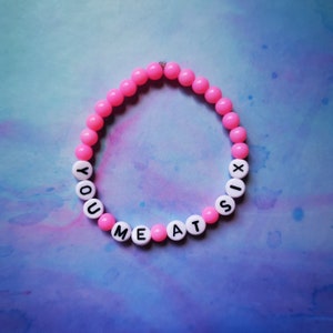 You Me At Six - gepersonaliseerde op YMAS geïnspireerde waaierarmband
