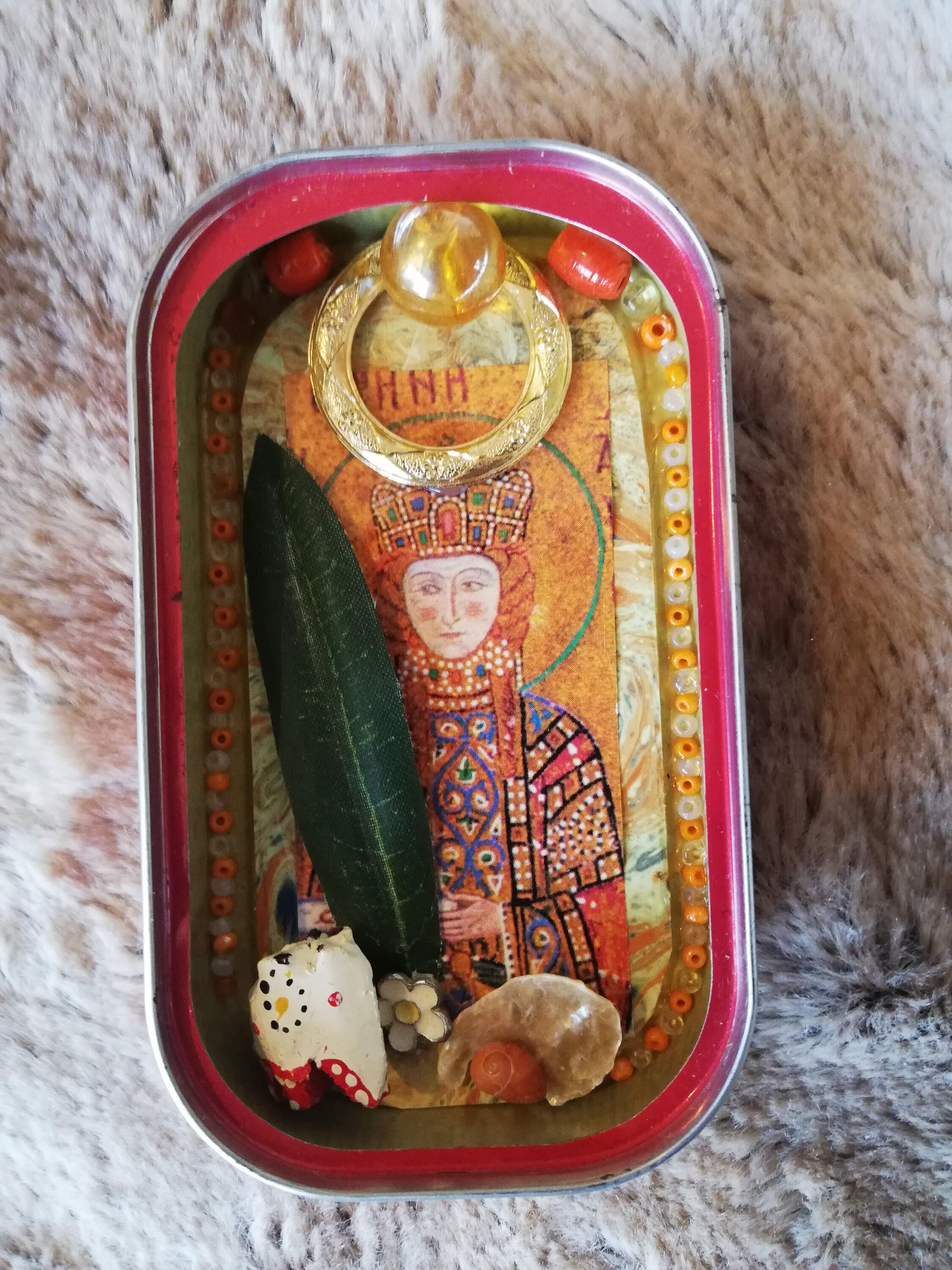 Petit Tableau Icône Vitamine, Série Les Déesses