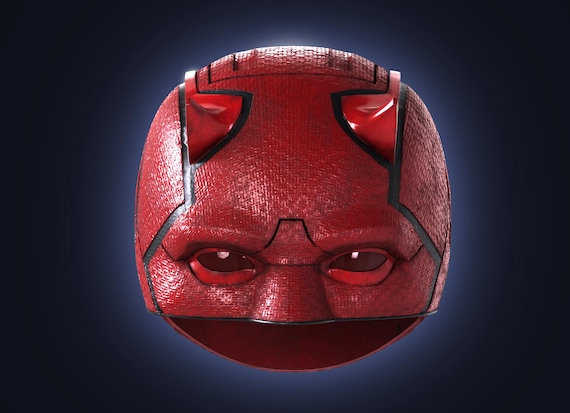 デアデビル ボーンアゲイン 3Dプリント ヘルメット キット 黒 デアデビル ボーン アゲイン | カウル マスク ヘルメット | 3D