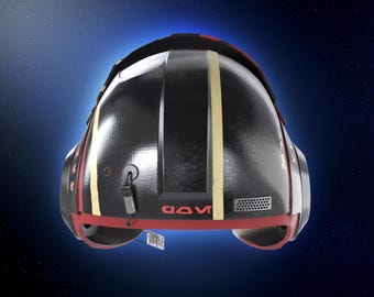 ポー・ダメロン X-ウイングヘルメット 3Dプリント STLファイル：スター