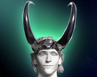 Loki horns Glorious purpose | mask | helmet | crown | season 2 | 3d model print