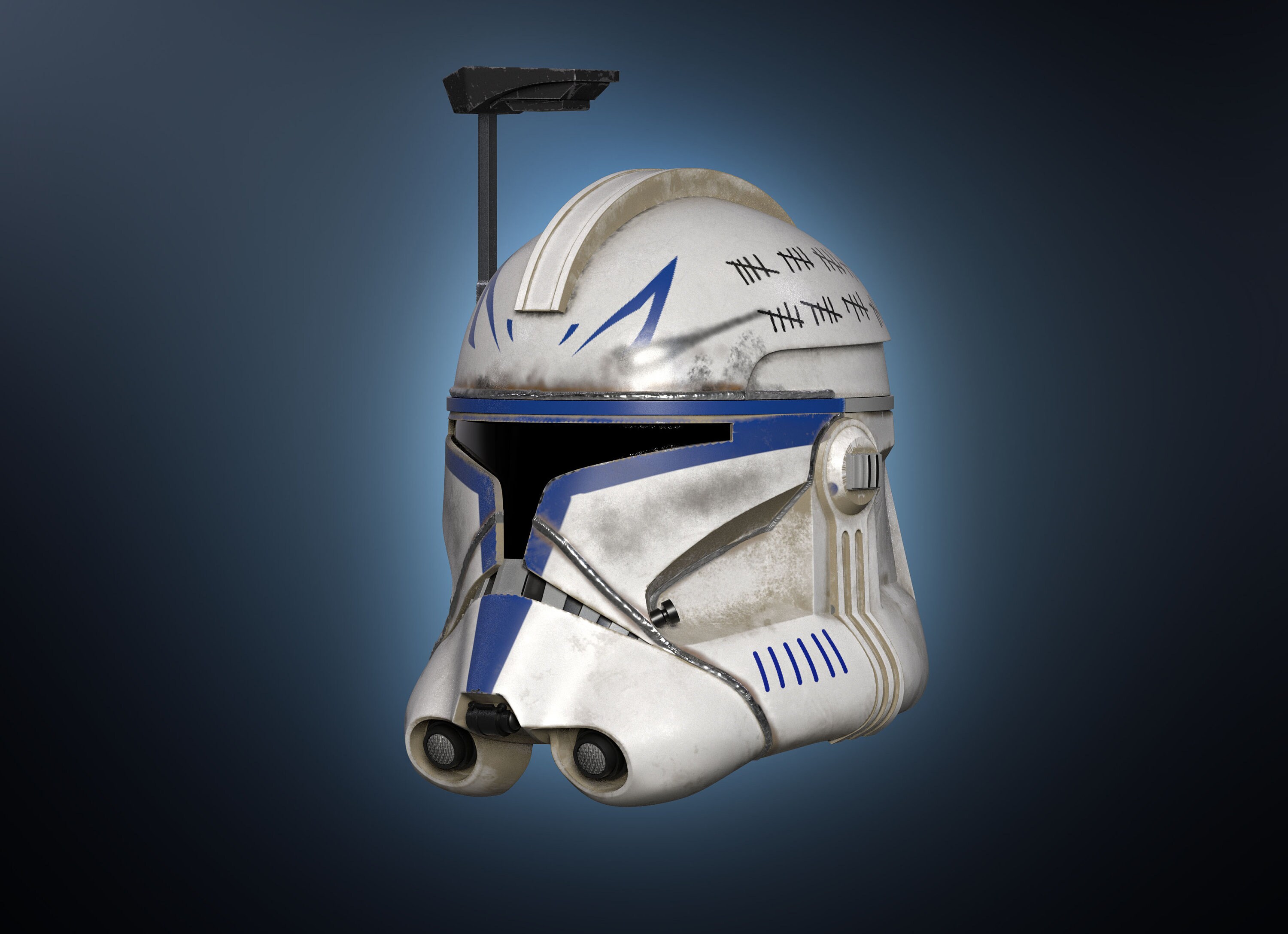 Captain Rex Helmet 3D Model - Star Wars Ahsoka (3D Print) - Etsy