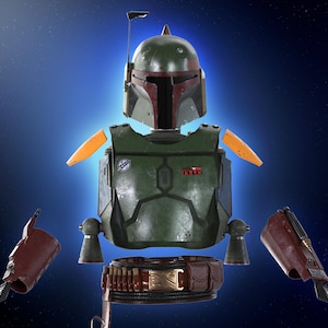 Boba Fett Libro de Boba Fett / armadura / casco / mochila propulsora / Star Wars / impresión de modelo 3D mandaloriano