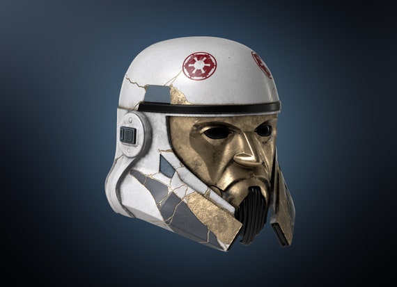 Captain Enoch Stormtrooper Helmet 3D Model - Ahsoka Series