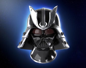 Darth Vader-samoerai | Anakin Skywalker | Helm | Star Wars | Empire slaat terug | 3D-afdrukmodel