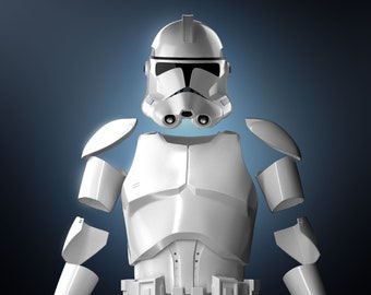 Clone| Armor| Phase2 | Revange of The Sith| Star Wars| 3d Print model