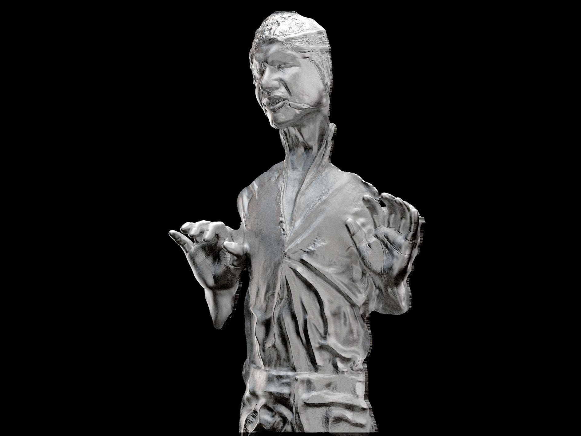 Han Solo in Carbonite |star Wars| Empire Strikes Back|3d Print Model - Etsy