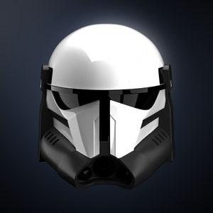 SUPERTROOPER Imperial Mandalorian Beskar Commando | Mandalorianen | Hjälm | 3D-utskriftsmodell