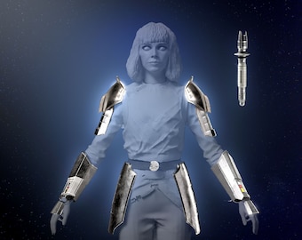 Shin Hati | Ahsoka | harnas | lichtzwaard | 3D-afdrukmodel