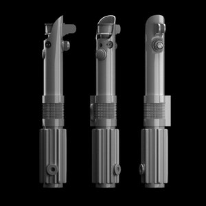 Anakin lightsaber | Ravenge of The Sith | Star Wars | 3d Print model image 2