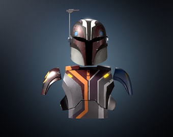 スターウォーズ クローンコマンドー 3dプリンター ヘルメット 1/1