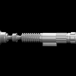 Obi Wan Kenobi Lightsaber 3D Print Model (STL)